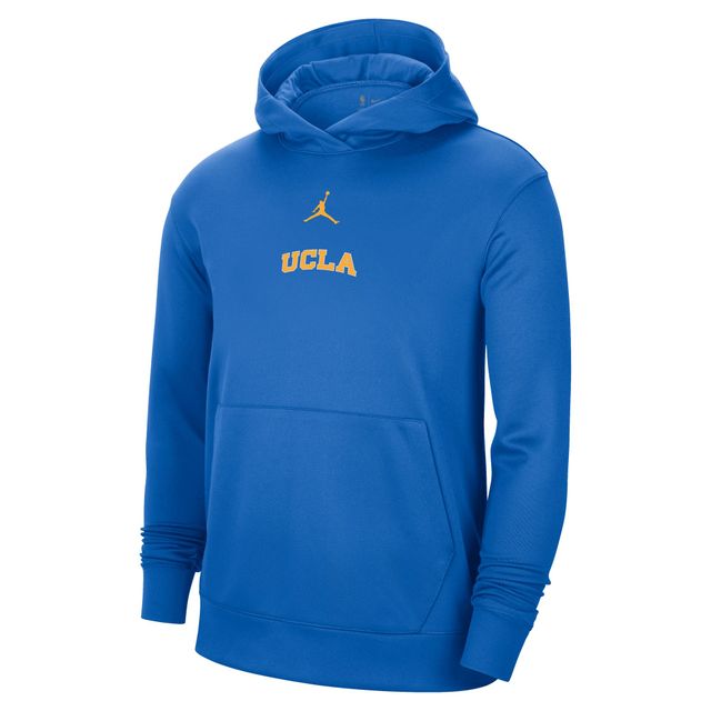 Sweat à capuche Jordan Brand pour hommes, bleu, UCLA Bruins Team Basketball Spotlight Performance, pull