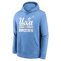 Men's Jordan Brand Blue UCLA Bruins Throwback Club Pullover Hoodie