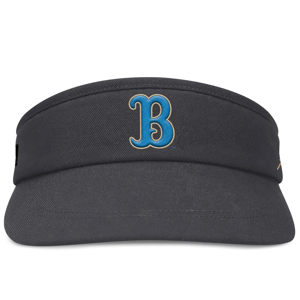 Men's Jordan Brand Charcoal UCLA Bruins Sideline Coaches Adjustable Visor