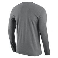 T-shirt à manches longues de basket-ball Jordan Brand gris UCLA Bruins pour hommes