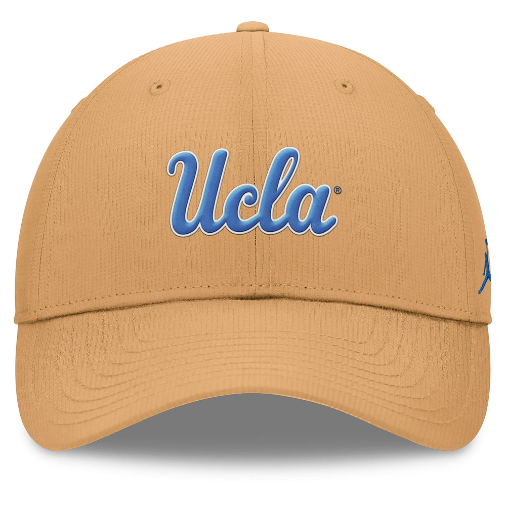 Men's Jordan Brand Khaki UCLA Bruins 2024 On-Field Performance Adjustable Hat
