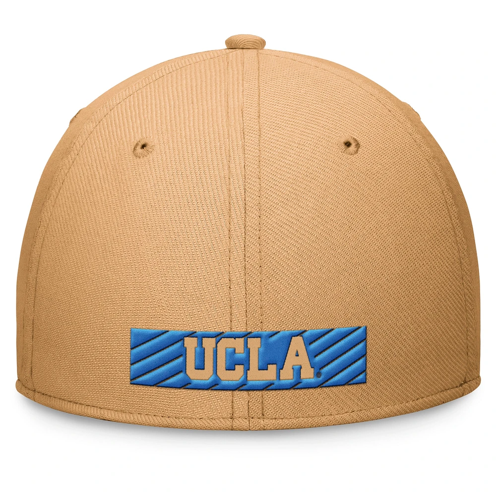 Men's Jordan Brand Khaki UCLA Bruins 2024 Sideline Flex Hat