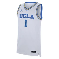 Men's Jordan Brand #1 White UCLA Bruins Replica Jersey