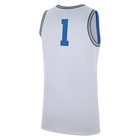 Men's Jordan Brand #1 White UCLA Bruins Replica Jersey
