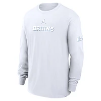 Men's Jordan Brand White UCLA Bruins 2-Hit Statement Max90 Long Sleeve T-Shirt