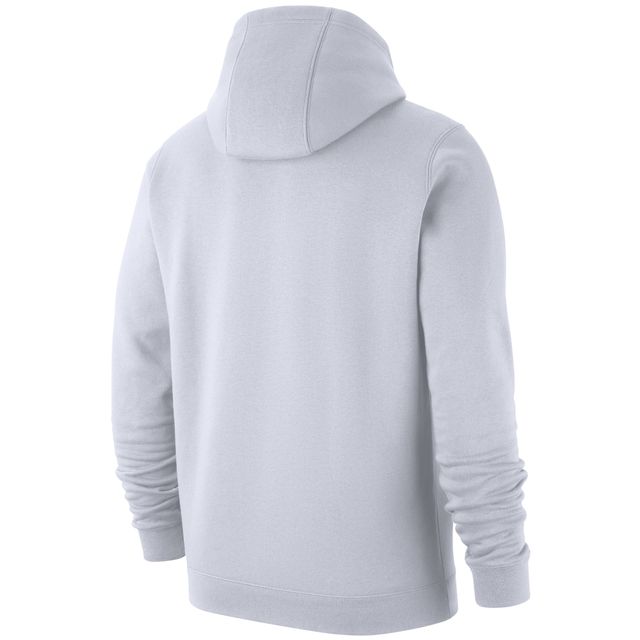 Sweat à capuche en polaire Jordan Brand blanc UCLA Bruins Basketball Icon Club pour hommes