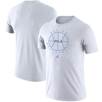 Men's Jordan Brand White UCLA Bruins Basketball Icon Legend Performance T-Shirt