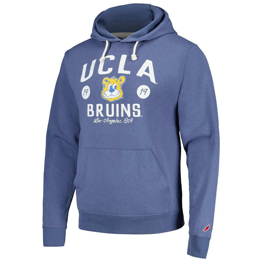 Men's League Collegiate Wear Blue UCLA Bruins Bendy Arch Essential Pullover Hoodie