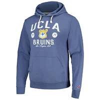 Men's League Collegiate Wear Blue UCLA Bruins Bendy Arch Essential Pullover Hoodie