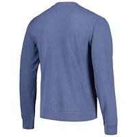 Men's League Collegiate Wear Heather Navy UCLA Bruins Bendy Arch Essential Pullover Sweatshirt