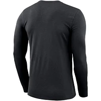 Men's Nike Black UCLA Bruins Logo Stack Legend Performance Long Sleeve T-Shirt