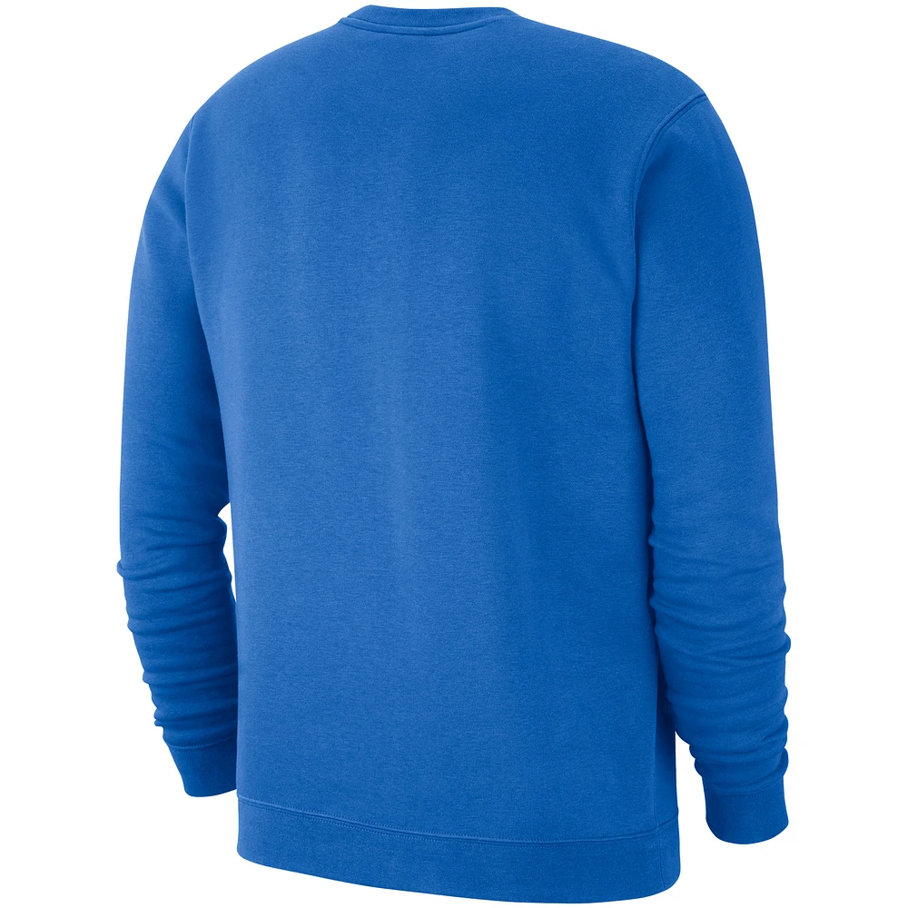 Men's Nike Blue UCLA Bruins Club Fleece Sweatshirt