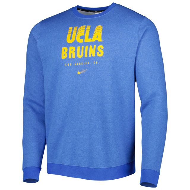 Sweat à capuche Nike UCLA Bruins Vault Stack Club Fleece bleu pour homme