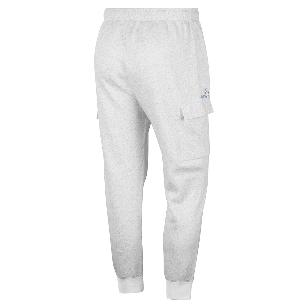 Men's Nike Heather Gray UCLA Bruins Club Cargo Jogger Pants