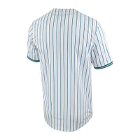 Men's Nike White/Blue UCLA Bruins Pinstripe Replica Full-Button Baseball Jersey