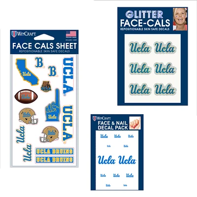 Ensemble de tatouages ​​sans eau WinCraft UCLA Bruins 4" x 7"
