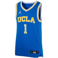 Youth Jordan Brand #1 Blue UCLA Bruins Team Replica Basketball Jersey