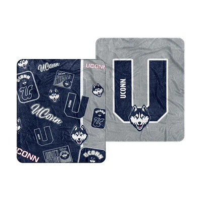  UConn Huskies 50" x 60" Dream Weave Throw Blanket