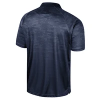 Men's Colosseum Navy UConn Huskies Honeycomb Raglan Polo