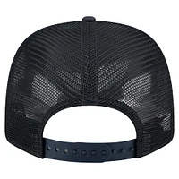 Men's New Era Navy UConn Huskies Primary 9SEVENTY Trucker Stretch-Snap Hat