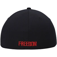 Men's Under Armour Black Freedom Blitzing Logo Flex Hat