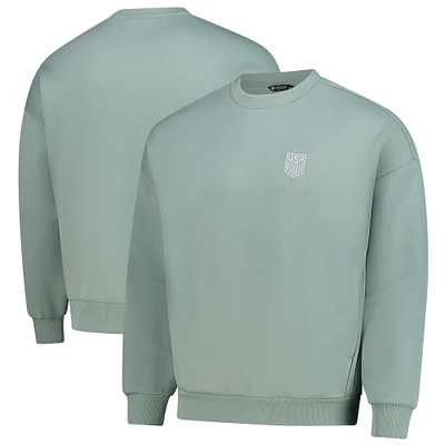 Sweat-shirt unisexe Levelwear vert USMNT Luxe Signature Tri-Blend