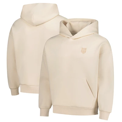 Pull à capuche unisexe Levelwear kaki USMNT Luxe Signature Tri-Blend