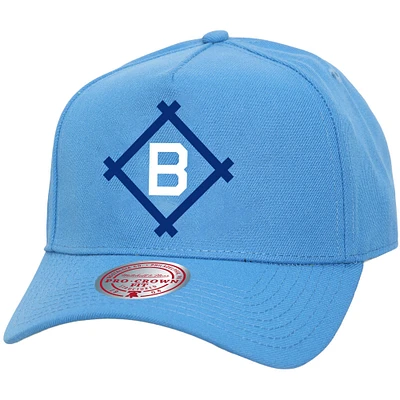 Casquette ajustable unisexe Mitchell & Ness Blue Brooklyn Dodgers Basic Coop Pro