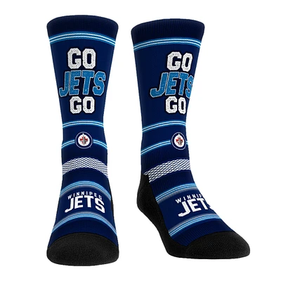 Unisex Rock Em Socks Winnipeg Jets Team Slogan Crew