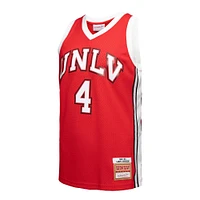 Maillot de joueur Swingman Mitchell & Ness Larry Johnson rouge UNLV Rebels 1989/90 pour homme