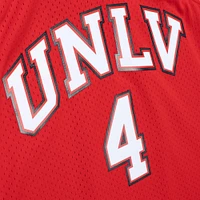 Maillot de joueur Swingman Mitchell & Ness Larry Johnson rouge UNLV Rebels 1989/90 pour homme