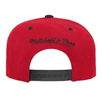 Youth Mitchell & Ness Scarlet/Black UNLV Rebels Varsity Letter Snapback Hat