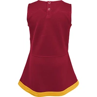 Girls Youth Cardinal/Gold USC Trojans Cheer Captain Jumper Dress