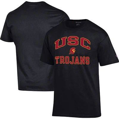 Men's Champion Black USC Trojans High Motor T-Shirt