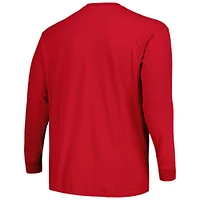 Men's Champion Cardinal USC Trojans Big & Tall Arch Long Sleeve T-Shirt