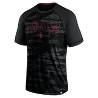 Men's Fanatics Black USC Trojans Arch Outline Raglan T-Shirt