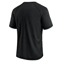 Men's Fanatics Black USC Trojans Arch Outline Raglan T-Shirt