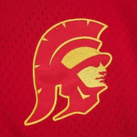 Men's Mitchell & Ness Cardinal USC Trojans Game Time Mesh Button Front Top
