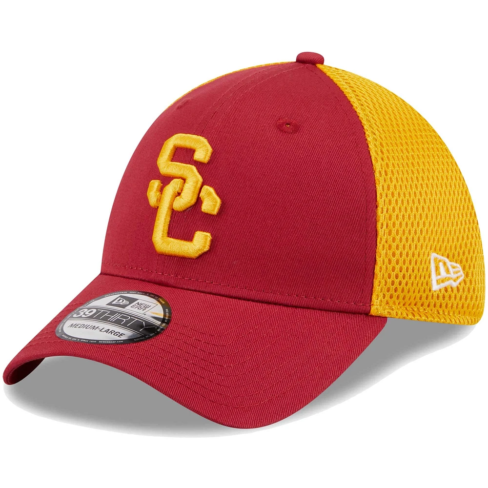 Men's New Era Cardinal USC Trojans Neo 39THIRTY Flex Hat