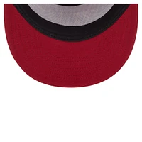 Men's New Era Cardinal USC Trojans Split Panel 9FIFTY Snapback Trucker Hat