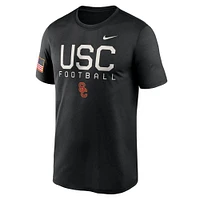 Men's Nike  Black USC Trojans 2024 Military Appreciation Legend Performance T-Shirt