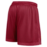 Short réversible Nike Cardinal/Heather Grey pour homme USC Trojans Player