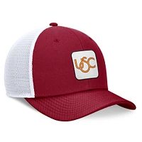 Men's Nike Cardinal/White USC Trojans Legacy Rise Mascot Trucker Adjustable Hat