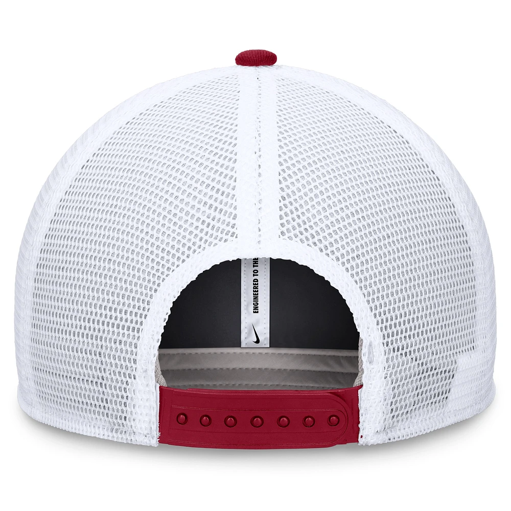 Men's Nike Cardinal/White USC Trojans Legacy Rise Mascot Trucker Adjustable Hat