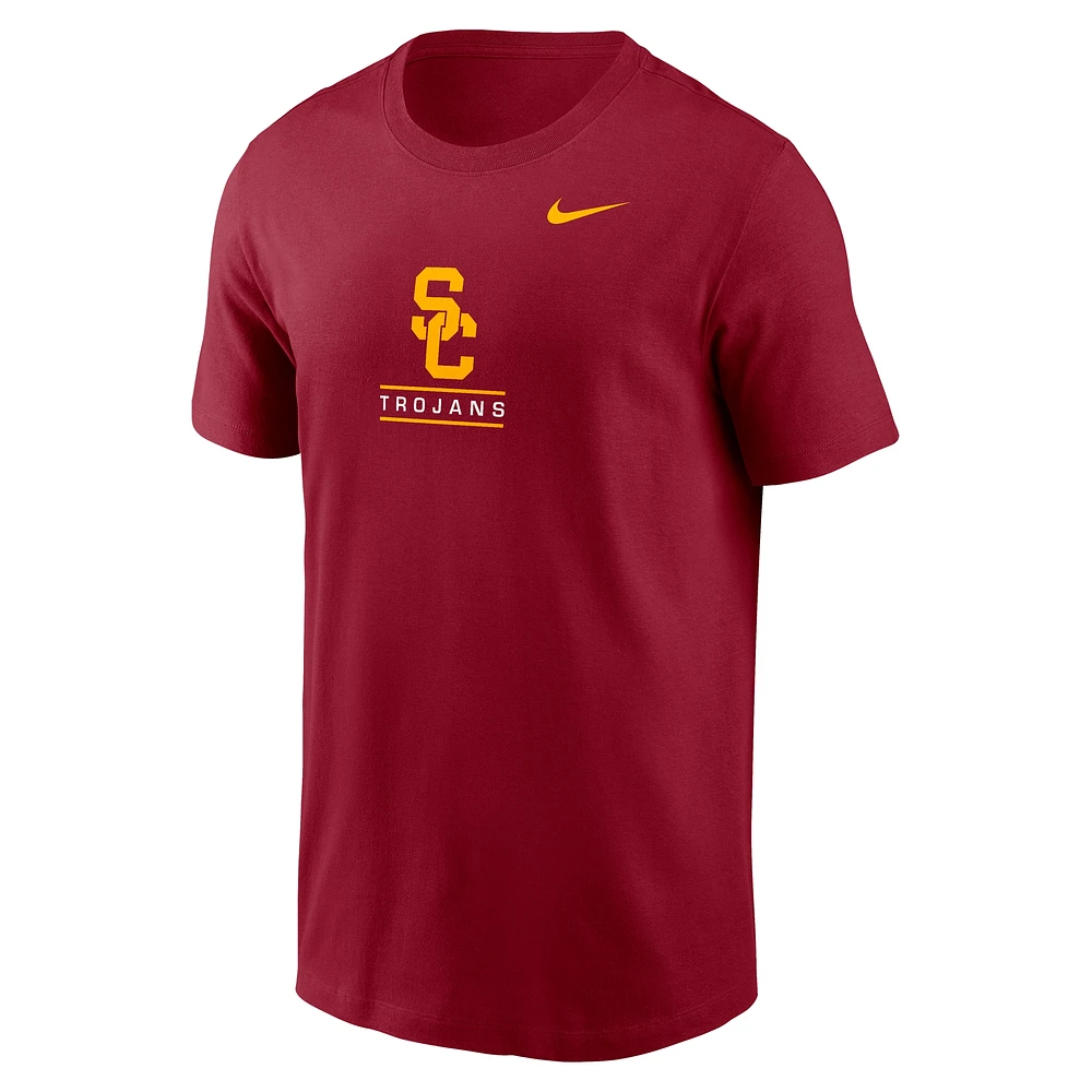 Men's Nike Cardinal USC Trojans 2-Hit T-Shirt