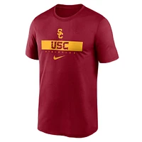 Men's Nike Cardinal USC Trojans 2024 Sideline Legend Performance  T-Shirt