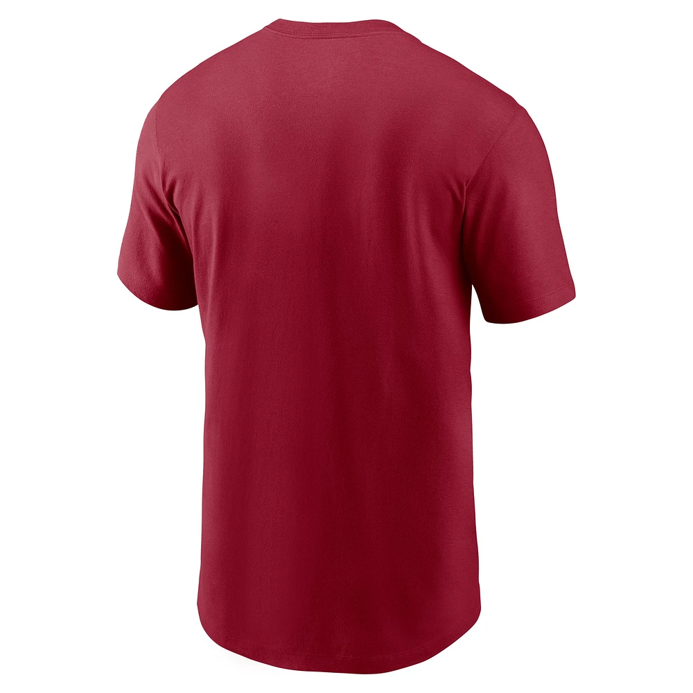 Men's Nike Cardinal USC Trojans Basketball Icon T-Shirt