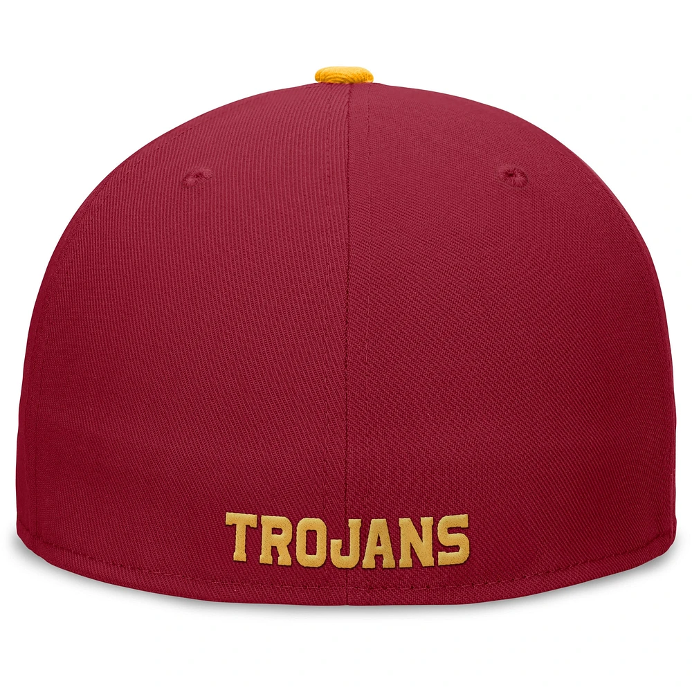 Men's Nike Crimson/Gold USC Trojans Performance Fitted Hat