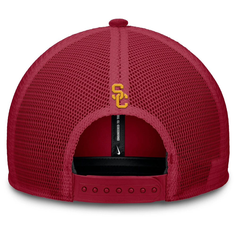 Men's Nike Crimson USC Trojans Rise Adjustable Hat