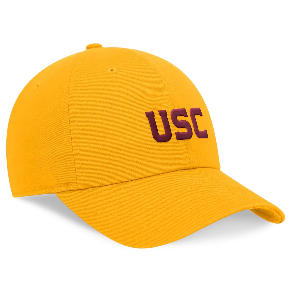 Men's Nike Gold USC Trojans 2024 On-Field Club Adjustable Hat